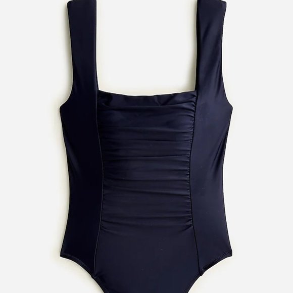 J. Crew Other - J.Crew Ruched Squareneck One-Piece